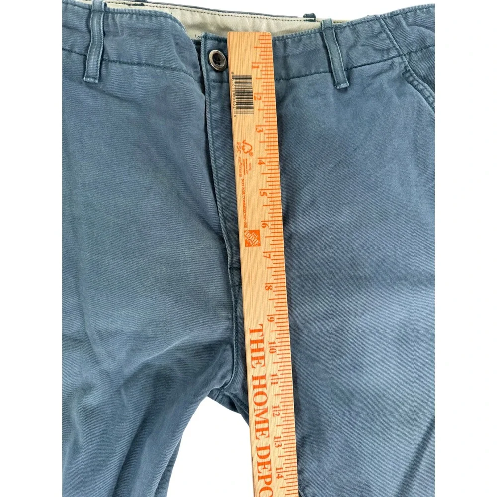 Levis Chino Pants Men 34x32 Blue Straight Leg 100% Cotton White‎ Tab Classic